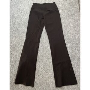 Vintage bebe Low Rise Split Seam Pants Size 4 Black Made in the USA Mall Brand